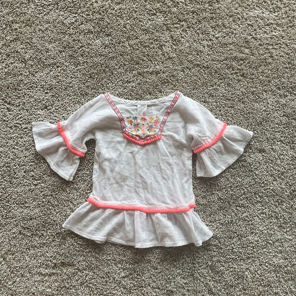 Baby girls Cat and Jack swimsuit coverup boho coverup  Size 12 months - Picture 2 of 7